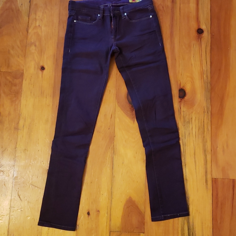 Purple Blank NYC women's purple skinny jeans size 27